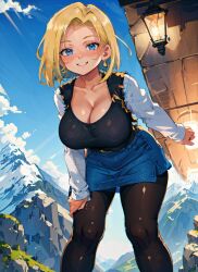 android 18 from dragon ball by mabi ai