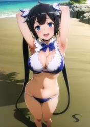 hestia (danmachi) from dungeon ni deai wo motomeru no wa machigatteiru darou ka by subaruarm