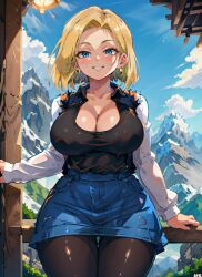 android 18 from dragon ball by mabi ai