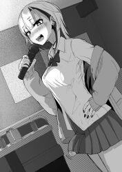 1futa akiamare futanari human light-light_skin light-skinned_futanari monochrome penis tagme