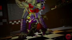 3d canine_penis firenutter five_nights_at_freddy's futanari knot roxanne_wolf_(fnaf)