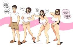 breast_expansion breast_growth gender_transformation genderswap_(mtf) grumpy-tg mtf_transformation one-piece_swimsuit rule_63 tagme transformation white_swimsuit