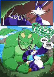 amphibian big_ass big_breasts big_the_cat comic comic_page cum cumflation funny genderswap_(mtf) hyper_belly inflation rule_63 sonic_(series) tagme vale-city