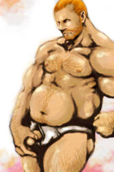 1boy bara barry_burton capcom human male male_only muscle muscles resident_evil solo