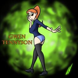 1girls ben_10 ben_10_omniverse cartoon_network character_name female female_only gwen_tennyson gwen_tennyson_(omniverse) lord_sarloc red_hair solo