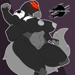 aeromorph aircraft big_breasts dillophosaurus eyeless living_aircraft living_machine simple_background su-57 thick_thighs