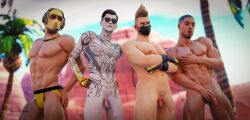 4boys balls drift_(fortnite) fortnite gay jockstrap male male_only martistot midas_(fortnite) muscular muscular_male penis raptor_(fortnite)