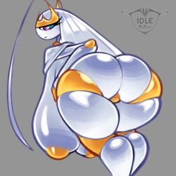 ass big_ass big_boobs big_breasts big_butt big_nipples big_tits breasts butt female huge_ass huge_breasts idlepotoo looking_at_viewer nintendo pheromosa pokémon_(species) pokemon pokemon_(species) thick_thighs ultra_beast video_games wide_hips