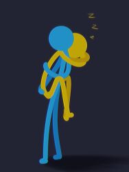 alan_becker animation_vs_minecraft animator_vs_animation blue_(avm) blue_body blue_skin blush gay gay_domination male male/male ndlonz newgrounds no_face non-human stickfigure stickman stickmans sweat yaoi yellow_(avm) yellow_body yellow_skin youtube