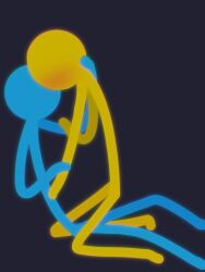 alan_becker animation_vs_minecraft animator_vs_animation blue_(avm) blue_body blue_skin blush gay gay_domination male ndlonz newgrounds no_face non-human stickfigure stickman stickmans sweat yellow_(avm) yellow_body yellow_skin youtube