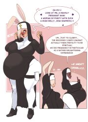 dialogue dwps naughty nun pregnant pregnant_belly pregnant_nun ready_to_pop spiritual wholesome