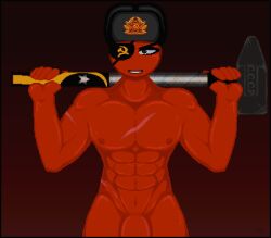 big_penis countryhumans eyepatch hammer_and_sickle hentai muscular nude perse_*_blyat porn sledgehammer soviet_union_(countryhumans) ushanka