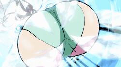 animated ass_attack big_breasts big_butt bikini bikini_bottom bikini_top butt butt_attack butt_focus competition_swimsuit dat_ass huge_breasts huge_butt keijo!!!!!!!! large_breasts large_butt nipple_bulge shirayuki_kyoko