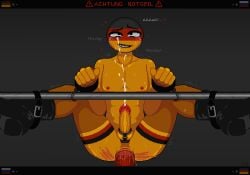 anal bondage boots countryhumans cum gay germany_(countryhumans) handcuffs hentai looking_pleasured male penis perse_*_blyat porn russia_(countryhumans) spreader_bar stickman whip_marks