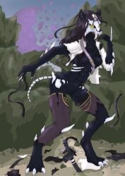 anthro blake_belladonna corruption enemy_conversion female grimm_(rwby) lurkingcroak monster_girl monsterification post_transformation rwby tagme transformation