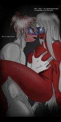 ._. 1boy 1girls after_kiss bad_edit bruh countryhumans countryhumans_girl female holding_breast holding_onto_partner male partners partners_fucking russia_(countryhumans) traced translation_request united_states_of_america_(countryhumans)