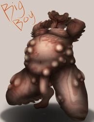 1boy balls big_balls big_penis chubby chubby_male cordyceps eyeless fungus hotratking infected male male_only monster naughty_dog no_humans non-human obese penis precum saliva solo teeth the_last_of_us the_last_of_us_2 vein veiny_penis video_games