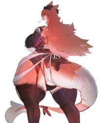 1girls anthro big_ass big_breasts breasts bubble_butt female huge_ass long_hair messy_hair shark shark_girl skark_tail tagme thick_thighs thighhighs thunder_thighs unnamed_fox_(utterangle) utterangle voluptuous voluptuous_female