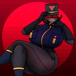 1girls big_ass big_breasts clothing countryhumans countryhumans_girl countryhumans_oc ech0chamber echo_chamber(ech0chamber) female female_only red_background safe sfw simple_background