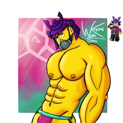 bandmates_series_1 bara jockstrap lego muscular_male samurai samurapper vidiyo wichi-kz yaoi