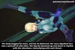 1girls 3d ahe_gao anal anal_sex athletic big_ass big_breasts blonde_hair blue_eyes bodysuit boots comic comic_page curvaceous curvy dildo double_penetration erect_nipples erect_nipples_under_clothes female female_focus female_only fucked_silly fucking_machine heel_boots hourglass_figure huge_ass huge_breasts koikatsu large_ass large_breasts machine metroid mind_break narration orgasm orgasm_face penetration ponytail samus_aran screaming sex_machine sex_toy solo spread_legs spreading squirting takeo92 text text_box thick_thighs tight_clothing tight_fit vaginal_penetration voluptuous wide_hips zero_suit zero_suit_samus