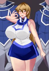 1girls 2022 alexis_rhodes big_breasts breasts breasts busty curvaceous curvy curvy_body curvy_female curvy_figure female huge_breasts large_breasts long_hair skyloveit tenjouin_asuka voluptuous yu-gi-oh!