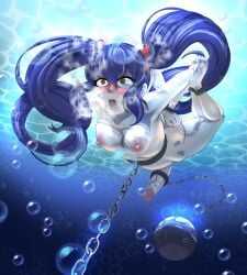 1futa absurd_res ankle_cuffs ball_and_chain balls big_breasts big_penis blue_hair blush breasts brown_eyes chained death drown drowned drowning erection fairy_tail feet female full_body futa_death futa_only futanari handcuffs huge_balls human karuro-kun light-skinned_futanari light_skin long_penis nipples nude pale_skin penis petite small_breasts solo source_request tied_up toes twintails uncensored underwater underwater_peril_aladdin wendy_marvell