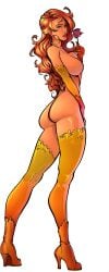 artist_request ass batman_(series) big_breasts breasts casual_nudity cleavage comix_harem comix_harem_character curvy_female dat_ass dc dc_comics female high_heel_boots high_heels hourglass_figure kinkoid nutaku pamela_isley poison_ivy red_hair rose_red_(comix_harem)