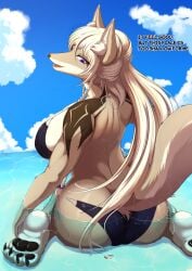 ass bikini female_only furry furry_only giantess son2j tagme