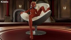 1girls 3d abs ahsoka_tano alien alien_girl areolae athletic athletic_female barefoot blender blue_eyes chair clone_wars completely_nude completely_nude_female feet feet female female_focus female_only kirelic lekku lekku_(anatomy) lucasfilm nipples nude nude_female orange_body orange_skin petite petite_body pose posing presenting presenting_pussy pussy pussy_lips side_view sitting small_breasts soles solo spread_legs star_wars the_clone_wars:_season_one toes togruta vagina watermark