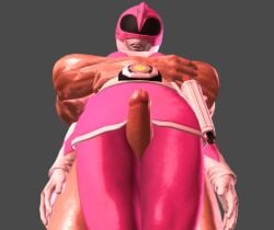 nude_male penis_between_legs pink_ranger power_rangers super_sentai thigh_sex