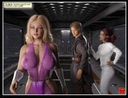 1boy 2girls 3d anakin_skywalker athletic athletic_female big_breasts breasts busty curvaceous curvy curvy_figure distracted_boyfriend eyebrows eyelashes eyes female female_focus fit fit_female hair hips hourglass_figure huge_breasts human katie_ashe large_breasts legs light-skinned_female light_skin lips lucasfilm mature mature_female meme milf nathanomir njbmedia original original_character padme_amidala shinteo star_wars thick thick_legs thick_thighs thighs top_heavy upper_body valkyria voluptuous waist watermark wide_hips