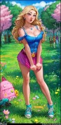 1girls 2boys 4girls aroma_sensei ass big_ass big_breasts big_lips blonde_hair blue_eyes breasts busty clothed converse curvaceous curvy curvy_figure cute cute_face digital_media_(artwork) eyebrows eyelashes eyes female female_focus fit fit_female hair haley_(stardew_valley) hips hourglass_figure human large_breasts legs light-skinned_female light_skin lips mature mature_female microskirt mole_on_neck panties skirt skirt_tug solo_focus stardew_valley thick thick_legs thick_thighs thighs thong upper_body upskirt voluptuous waist wardrobe_malfunction wide_hips