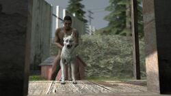 3d 3d_animation all_fours animated canid canine canis domestic_dog female female_feral female_penetrated feral feral_penetrated fur human male mammal no_sound nude outside penetration sex short_playtime source_filmmaker straight tagme video wolfland zoophilia