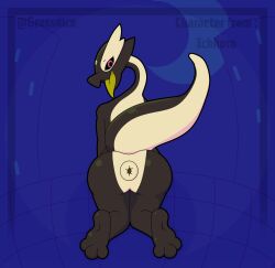 absurd_res anthro anus black_body feet female grossdice hi_res kazya_(rime_the_vixen) puffy_anus scalie