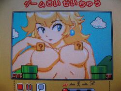 dorinko_(pixiv859701) mario_(series) nintendo princess_peach super_mario_bros. super_mario_bros._(nes) tagme warioware warioware_d.i.y.