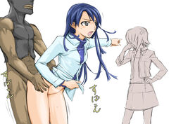 chihaya_kisaragi female haruka_amami human idolmaster male straight tagme