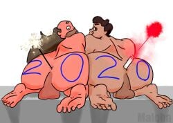 anus ass ass_focus balls brown_eyes brown_hair crossover dilf facial_hair father feet fireworks gay greg_universe looking_at_viewer male male/male male_only maloba mexican mexican_male moustache nude rafael_diaz star_vs_the_forces_of_evil steven_universe tagme