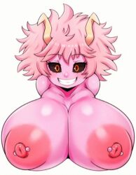 big_breasts big_penis fgrpornit matospectoru mina_ashido my_hero_academia pink_hair pink_skin yellow_eyes