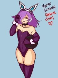 androgynous bunny_boy bunny_costume bunnysuit femboy lilac_hair lumine_(mega_man) mega_man mega_man_x pear-shaped_figure pear_shaped ratprt reploid robot