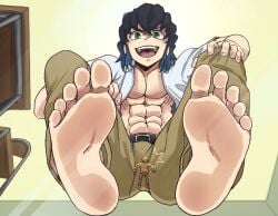 inosuke hashibira from demon slayer by airbendingkwakwa