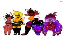 archie_(giygal) beauti bee beenie_(giygal) bug_girl butterfly giygal mosquito mozzie_(giygal) spider wasp wispy_(giygal)