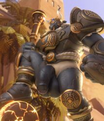 1boy 3d animated anthro armor balls big_balls big_hands big_penis big_testicles blizzard_entertainment bovid bovine digital_media_(artwork) european_mythology facial_piercing foreskin genitals greek_mythology headgear hi_res horn huge_balls huge_testicles humanoid_genitalia humanoid_penis male male_only mammal minotaur mp4 muscular muscular_male mythology no_sound nose_piercing nose_ring overwatch penis piercing reinhardt reptilligator ring_piercing short_playtime solo tagme testicles thick_penis vein video