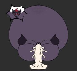 big_ass big_breasts breasts bubble_butt cumflated_belly cumflation huge_ass huge_breasts hyper_cumflation hyper_pregnancy inflation muffyhecc muffyhecc_(character) pokémon_(species) pokemon pokemon_(species) pregnant zorua