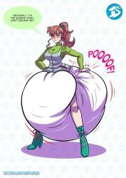 bishoujo_senshi_sailor_moon bragging clean_diaper clothing diaper large_breasts makoto_kino sailor_jupiter text thick_diaper trap-diaper trap_diaper