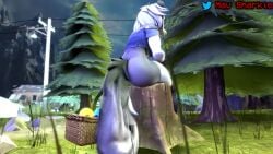 3d animated big_ass easter egg_laying fart furry glock22_(artist) helluva_boss loona_(helluva_boss) mavsharkie mp4 solo sound tagme video