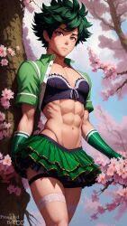 deku from my hero academia by thechronicgamer