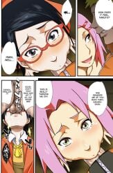 1boy 2girls :>= adult_and_teenager adult_on_young age_difference all_the_way_to_the_base bad_parenting balls balls_deep big_penis black_hair blowjob blush boruto:_naruto_next_generations cheating cheating_wife comic command_to_swallow crying cute deepthroat deepthroat_training drooling english_text eye_contact female glasses gulp human imminent_throatpie innocent kneeling kneeling_oral_position looking_at_viewer male male_pov mother_and_daughter motion_lines multiple_girls naruto netorare ntr older_male oral penile penis penis_in_mouth petite pink_hair pov pov_crotch sakura_haruno saliva sarada_uchiha school_uniform schoolgirl short_hair skinny slim sucking sucking_penis sunahara_wataru swallowing_penis_while_deepthroat sword_swallowing_position teaching tears teenage_girl teenager testicles text throat_bulge thrusting tight_throat uzumaki_naruto veiny_penis young younger_female