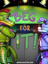 2boys 3d 3d_(artwork) alligator alligatorid animatronic annoyed annoyed_expression anthro anthro_focus anthro_only arms_crossed artist_name balls ballsack belt big_balls big_cock big_penis bigger_male bow_tie bowtie bracelet competitive crocodile crocodilian crocodylid crossed_arms dangling_testicles detailed_background digital_media_(artwork) duo duo_focus ear_piercing earrings eye_contact facepaint fangs fangs_out five_nights_at_freddy's five_nights_at_freddy's:_security_breach flaccid foreskin foreskin_folds fruit_cock gay gay_male glamrock_bonnie_(fnaf) glans glasses glasses_on_forehead green_body hand_on_hip huge_balls huge_cock huge_testicles humanoid humanoid_genitalia humanoid_penis imminent_sex intact lagomorph large_penis leporid leporid_humanoid long_penis looking_at_another low_hanging_balls machine male male/male male_only mohawk_(hairstyle) montgomery_gator_(fnaf) partially_retracted_foreskin penis penis_size_difference pierced_ears piercing presenting_balls presenting_penis promotional_art purple_body rabbit rabbit_humanoid red_eyes red_hair reptile reptile_humanoid retracted_foreskin robot scales scalie scalie_humanoid scottgames scrotum semi-erect shoulder_pads size_difference smaller_male smooth_penis spiked_bracelet star_glasses steel_wool_studios sunglasses sunglasses_on_forehead suspenders testicles thick_penis uncut yaoi