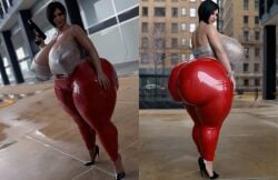 1_girl 1girls 3d 3d_(artwork) ada_wong areola areolae asian asian_female ass ass_bigger_than_head back_view bbw belly big_areola big_areolae big_ass big_breasts big_butt big_female big_hips big_thighs black_boots black_hair black_high-heels black_high_heel_boots black_high_heeled_boots black_high_heels black_highheels breasts breasts_bigger_than_head butt_bigger_than_head cesar5599 child_bearing_hips dark_areola dark_areolae dark_hair dark_high_heels dark_nipples digital_media_(artwork) dumptruck_ass dumptruck_butt fat_ass fat_butt fat_legs fat_thighs female female_focus gun hand_on_hip hand_on_thigh heel_boots heels high_heel_boots high_heels hips huge_areola huge_areolae huge_ass huge_breasts huge_butt huge_female huge_hips huge_thighs large_areola large_areolae large_ass large_breasts large_butt large_female large_hips large_thighs latex latex_clothing latex_leggings latex_legwear latex_thighhighs lips looking_at_viewer massive_ass nipple_bulge nipples no_text paag pawg plump plump_ass plump_breasts plump_butt plump_female plump_thighs red_clothes red_clothing red_latex red_latex_leggings red_latex_legwear red_latex_thighhighs resident_evil revealing revealing_clothes sagging sagging_breasts saggy saggy_boobs saggy_breasts short_hair side_view sideboob silver_clothing thick thick_ass thick_body thick_boobies thick_boobs thick_booty thick_breasts thick_butt thick_hips thick_legs thick_lips thick_thighs thighs tight tight_clothes tight_clothing tight_fit voluptuous_female wide_ass wide_breasts wide_butt wide_hipped_female wide_hips wide_thighs